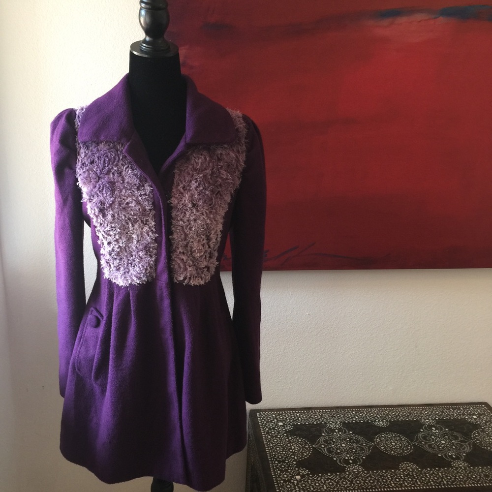 Adorable purple coat